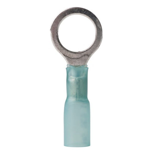 Ancor Heat Shrink Terminal Loop 3/8" Blue 16-14 AWG (25)