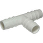 AG Plastic Tee 3/4" Hose Barbs  9-69092