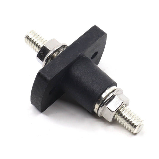 Blue Sea Feed Through Connector 3/8" Black (Each)