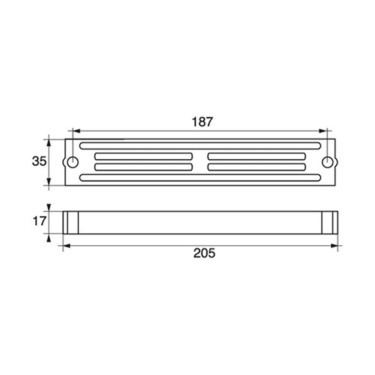 Zinc Bar Anode Yamaha 60-90hp