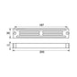 Zinc Bar Anode Yamaha 60-90hp