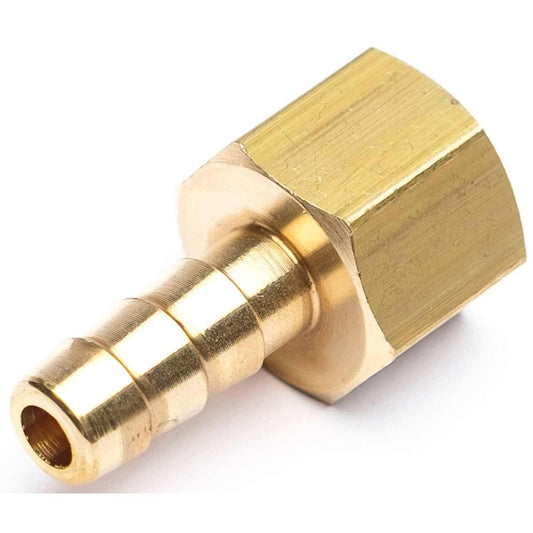 AG Brass Hose Connector 1/4" BSP Female - 5/16" Hose  1-76091