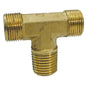 AG PH 1/4" NPT Male Branch Tee to Tube End (No Nuts)