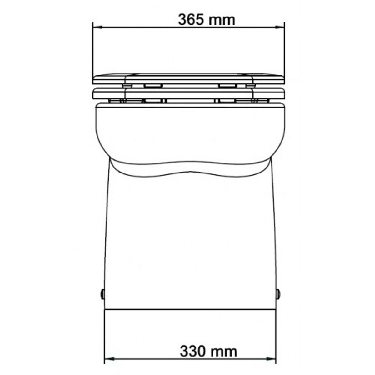 OCEAN LUXURY STANDARD SOFT CLOSE TOILET 12V  9-53032