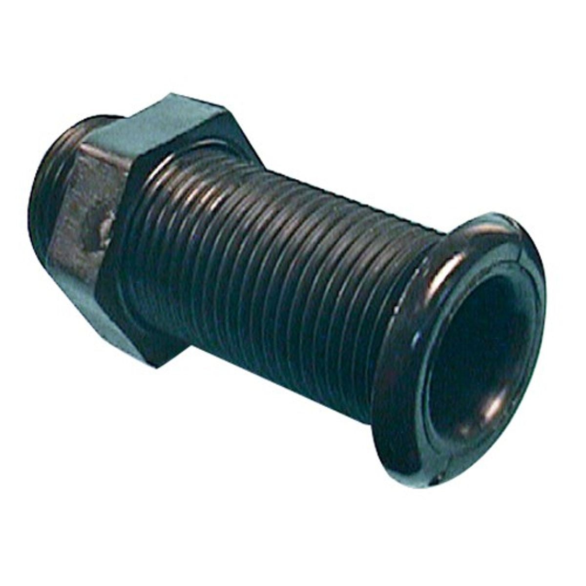 TREM THRU-HULL DRAIN 23mm DIA X 80mm LG BLK PLASTIC  6-22901