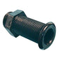TREM THRU-HULL DRAIN 23mm DIA X 80mm LG BLK PLASTIC  6-22901