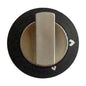 Thetford Hob-Grill Knob Black & Satin SSPA0902.SA for Enigma Cookers