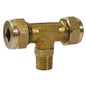Male Branch Tee Coupling 5/16in Tube x 5/16in Tube x 1/4in BSP Taper  1-29835