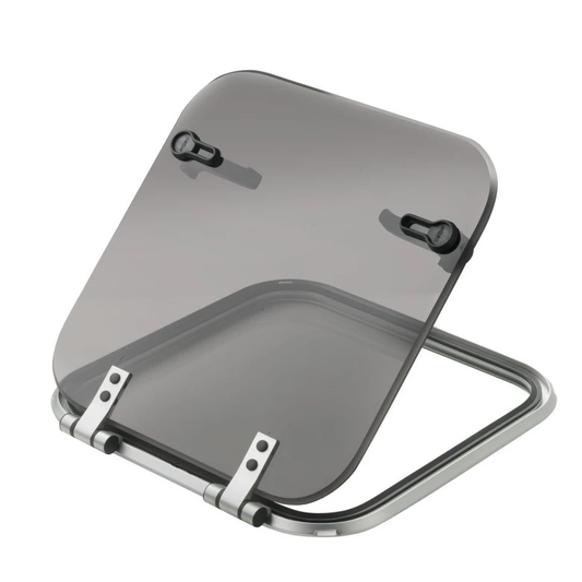 Planus ventilation hatch type 23 (cut out size 230 x 230 mm)  PLA23L