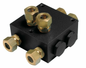 Dual non-return valve (G1/2) (incl. tube connectors Ã˜ 18 mm.)