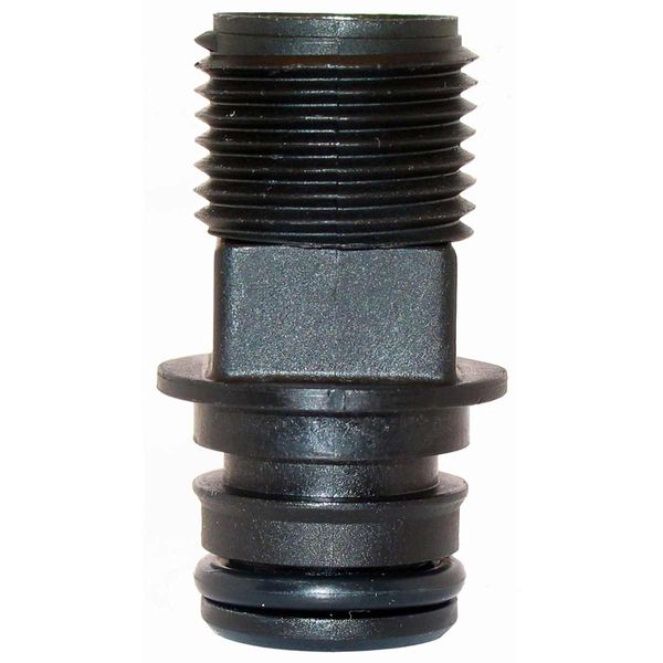 Flojet Quad Port x 1/2" BSP Straight (pair)  9-40200