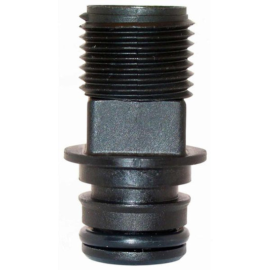 Flojet Quad Port x 1/2" BSP Straight (pair)  9-40200