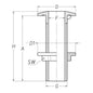 SKIN FITTING BRONZE 2inBSP  2-70106