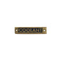 AG Coolant - Oblong Name Plate Brass