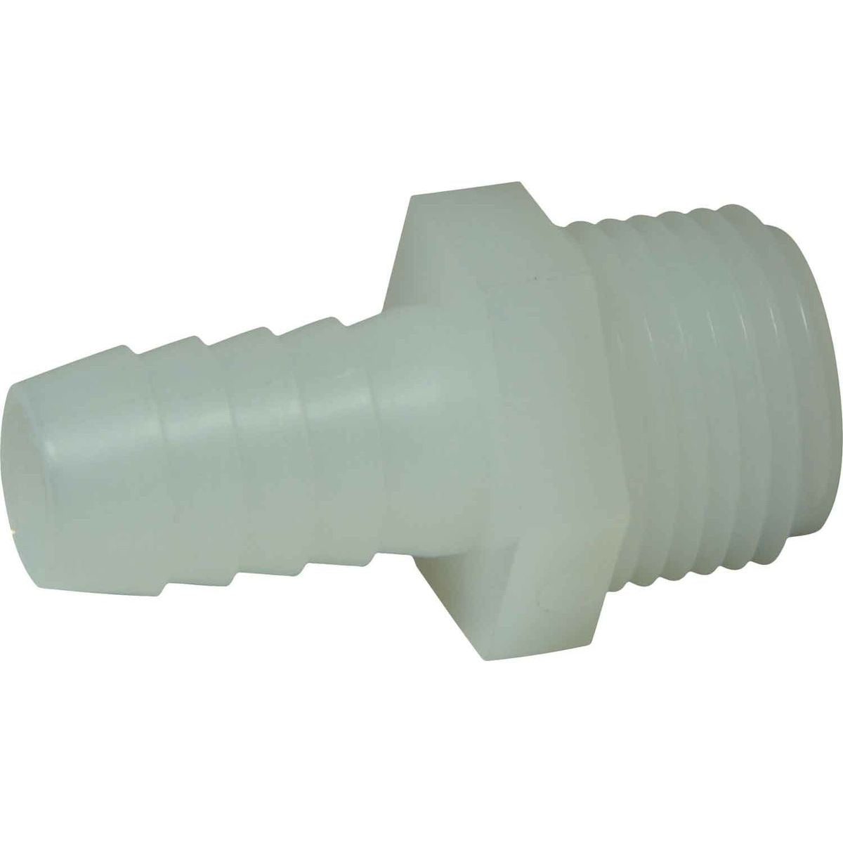 PLASTIC CONNECTOR 1/2in NPT-1/2in HOSE  3-95011