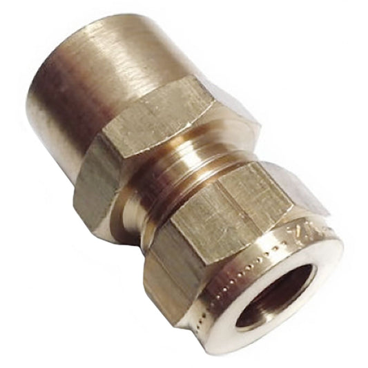 GAS 3/8inBSPTF X 1/4in CU  7083/8  7083/8