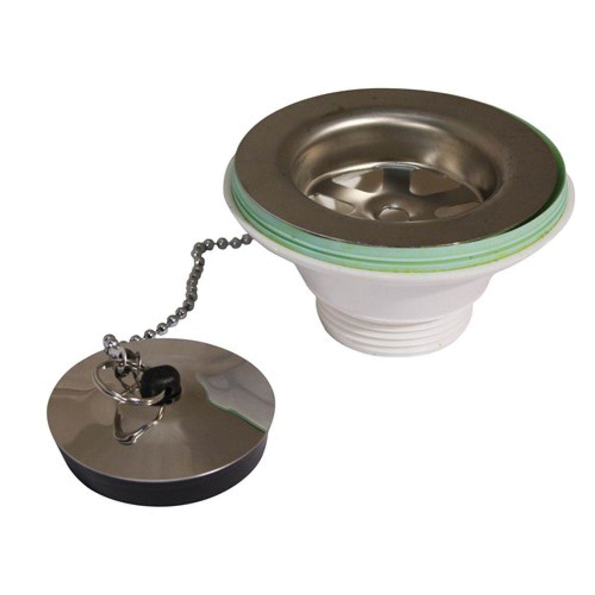 Osculati SS Flanged Sink Waste Straight 1-1/4" BSP  9-67914