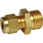 AG Brass Male Stud Coupling 3/16" x 1/4" BSP  1-13060