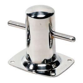 Bollard stainless steel (AISI 316) with baseplate, type Achilles 150  ACHIL150