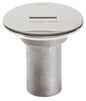 Stainless steel filler cap for hose Ø 38 mm, cover Ø 87 mm