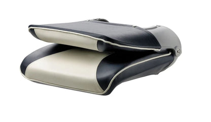 CREW Deluxe lightweight folding seat, cobalt blue and grey white  CHCBWB