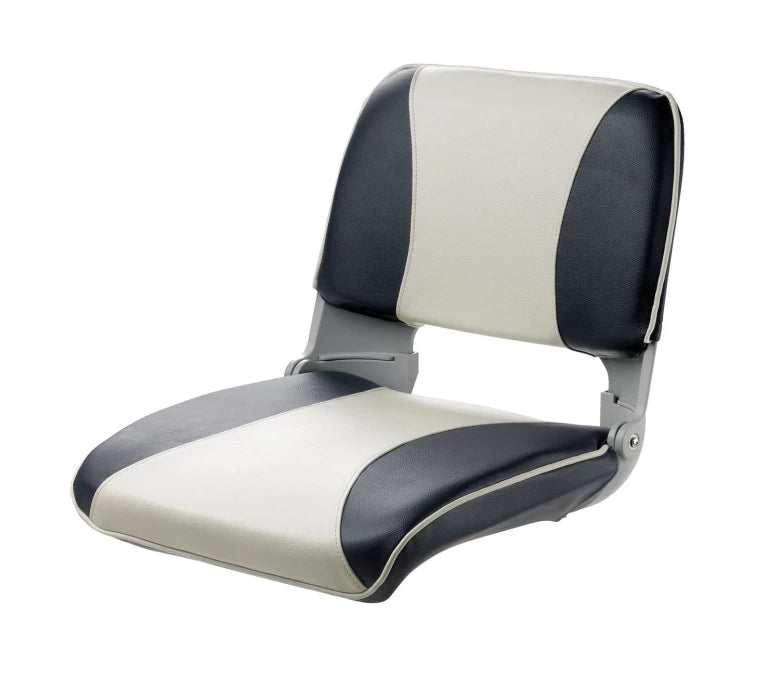 CREW Deluxe lightweight folding seat, cobalt blue and grey white  CHCBWB