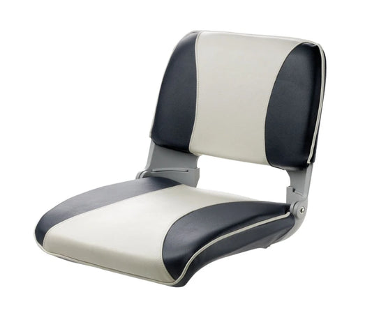 CREW Deluxe lightweight folding seat, cobalt blue and grey white  CHCBWB