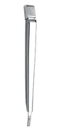 Single arm, stainless steel (AISI 316), L= 473 - 559 mm, with DIN taper (for VETUS type DIN wiper motors)  DINSX