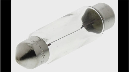 Osram SV8.5-8 Automotive Incandescent Lamp, Clear, 24 V