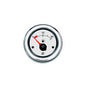 Fuel level indicator, White, 12/24v, cut-out size  Ø52mm (excl. sensor)  FUELW