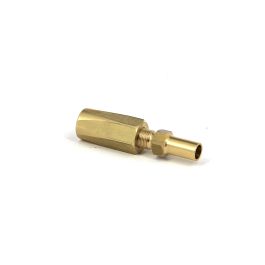 Straight brass connector set for nylon hose (2x)  HS1031MS