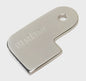 Key for deck entry covers, slotted and winch handle sockets, stainless steel