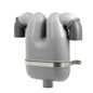 Exhaust gas separator with 90 mm rotating connections and 75 mm drain  LGS9075