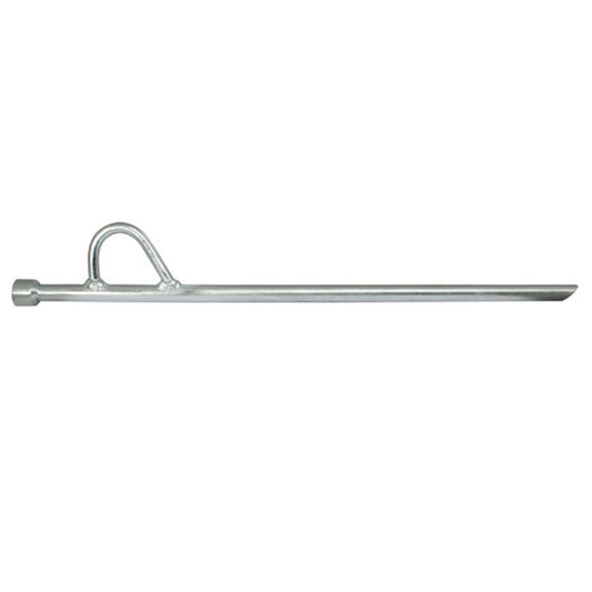 Galvinised Mooring Pin with Half Ring