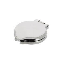 Foot switch, with stainless steel cover, Ã˜ 118 mm, 24 mm high, 50 mm deep  P100735
