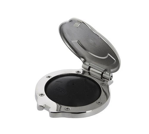 Foot switch, with stainless steel cover,  118mm, 24mm high, 50mm deep  P100735