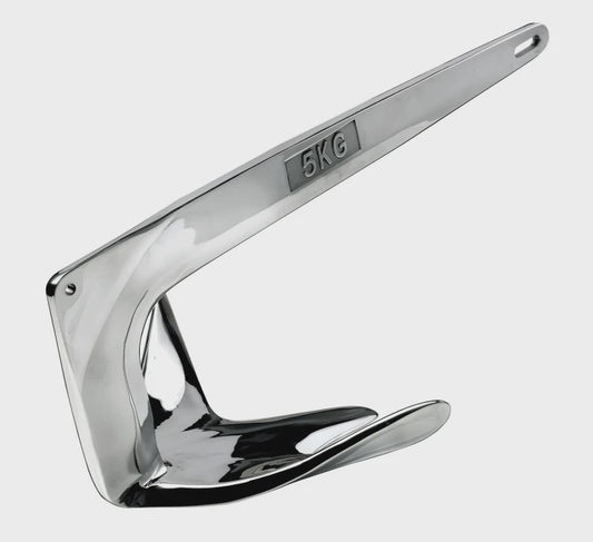10 kg / 22lb Maxclaw anchor Stainless steel AISI316  P105062