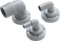 Hose connection, 16mm diameter, right-angled for rigid tanks  RT16B
