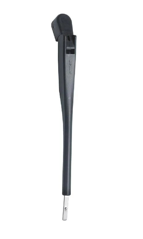 Black single arm, L= 395 - 481 mm, with DIN taper (for VETUS type DIN wiper motors)  DINPL