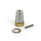 Set : Zinc anode, shaft nut, key and tab washer for VETUS Ø 40 mm propeller shafts  SN40SET