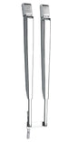 Parallel arm set, stainless steel (AISI 316), L= 308 - 393 mm, complete, with DIN taper (for VETUS type DIN wiper motors  DINSD