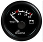 Wema Analogue Voltage Gauge 24v IPVR-BB-18-32 24v DC 52mm Ã˜  110340