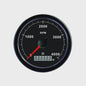 Revolution counter/hour counter, black, 12/24 V, (0-4000 RPM), cut-out size Ã˜ 100 mm  TACHB4000