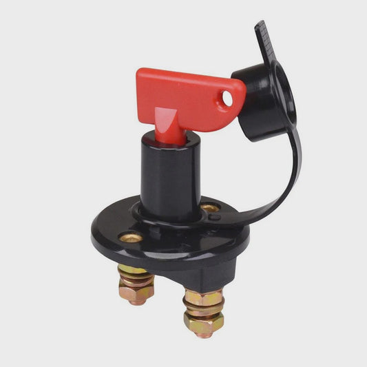 Battery Isolator Switch with Key 200A M10 Studs