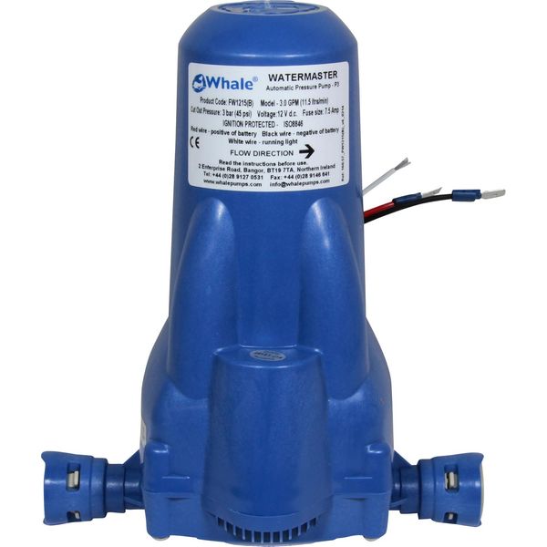 Whale Watermaster Auto Pump 12L 12V 45PSI + Strainer FW1215