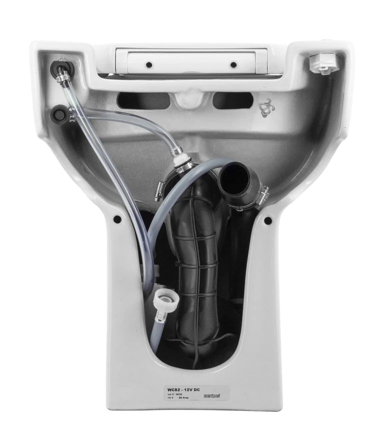 Toilet type WCS2, 12 V, with electronic control panel  WC12S2
