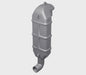 Exhaust gooseneck type LT40, for Ã˜ 40 mm hose  WLOCKLT40