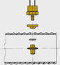 Sensor for exhaust temp. alarm to fit exhaust hose  XHSH