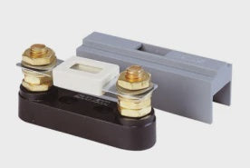 Fuse holder, type C100 including cover, suitable for fuses of 40 to 500 Amp.