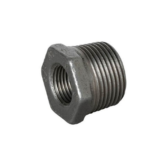 BLACK IRON REDUCING BUSH 2in x 1 1/2inBSP  N-01236